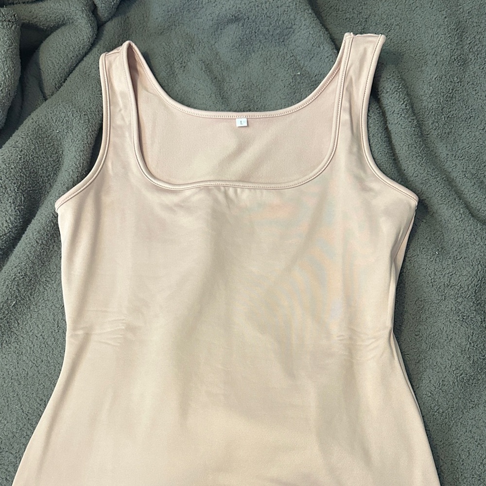 Baby pink long ankle length dress